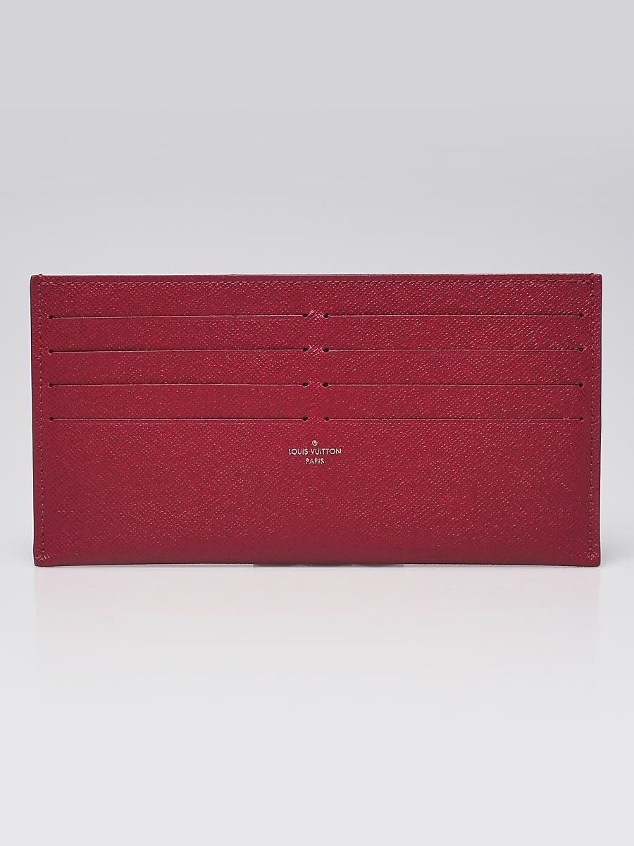 Louis Vuitton Felicie Cross-grain Leather Card Holder Insert