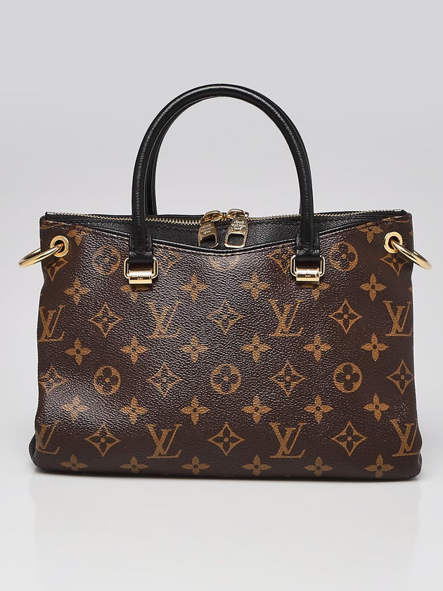 Louis Vuitton Noir Monogram Canvas Pallas BB Bag w/o Strap