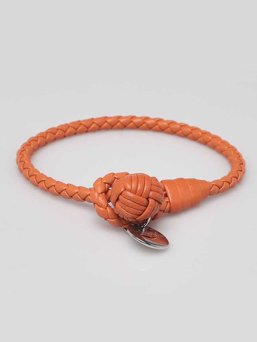 Bottega veneta woven leather bracelet hotsell