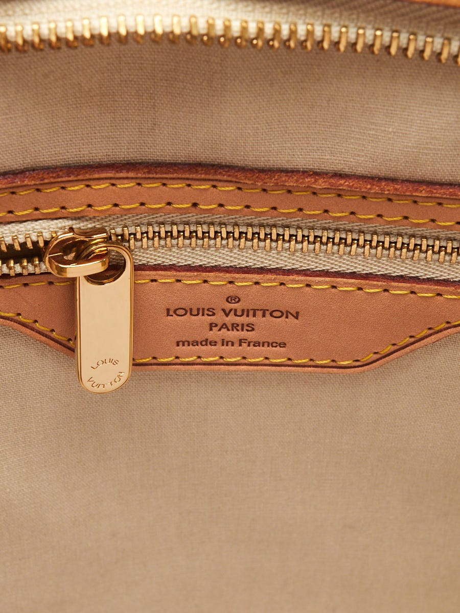 Authentic Louis Vuitton Bellflower GM Monogram Vernis Blanc Corail M91706  LC977