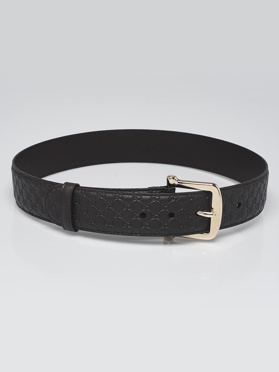 Women's Gucci GG Buckle Belt Leather With Receipt Size 80