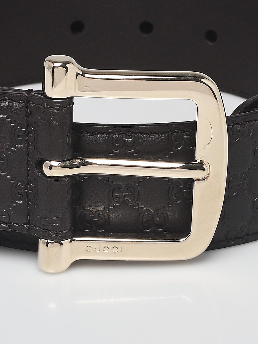 Gucci Micro Guccissima Embossed Leather Belt