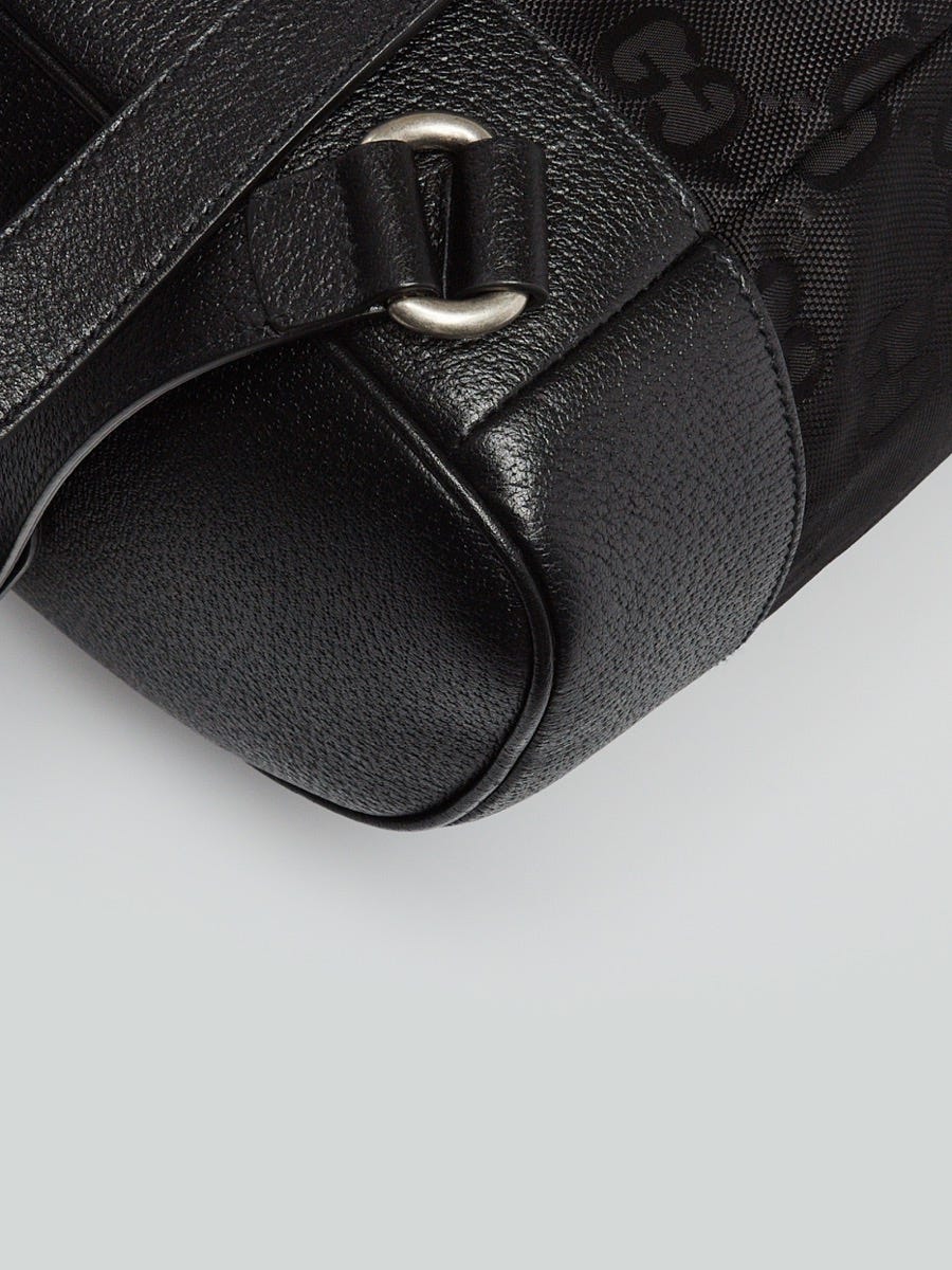 Gucci Black Monogram Econyl Nylon Off The Grid Backpack Bag - Yoogi's Closet