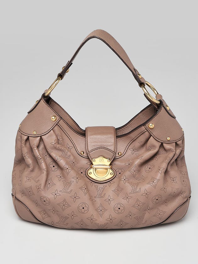 Louis Vuitton Gris Pearl Mahina Leather Solar PM Bag