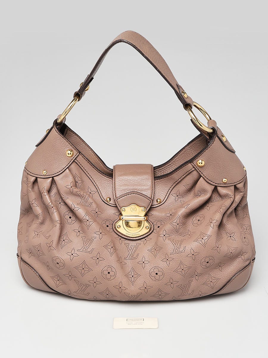 LOUIS VUITTON ルイヴィトン Louis Vuitton Gris Pearl Mahina Leather Solar PM Bag | Yoogi's Closet