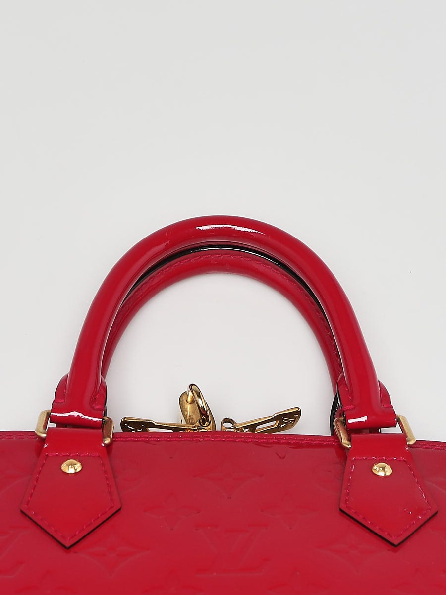 Louis Vuitton Handbag Monogram Vernis Alma PM M91611 Rose Andian