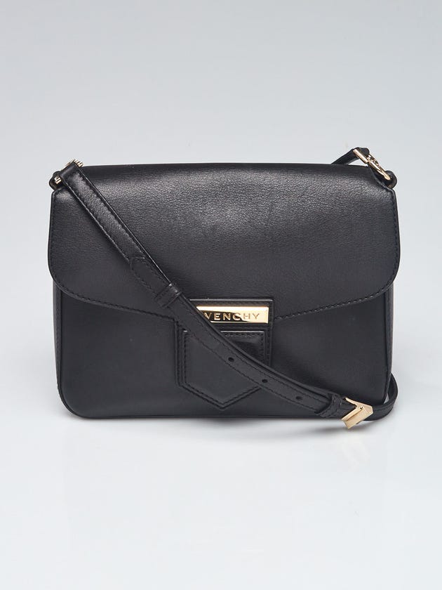 Givenchy Black Calfskin Leather Nobile Crossbody Bag