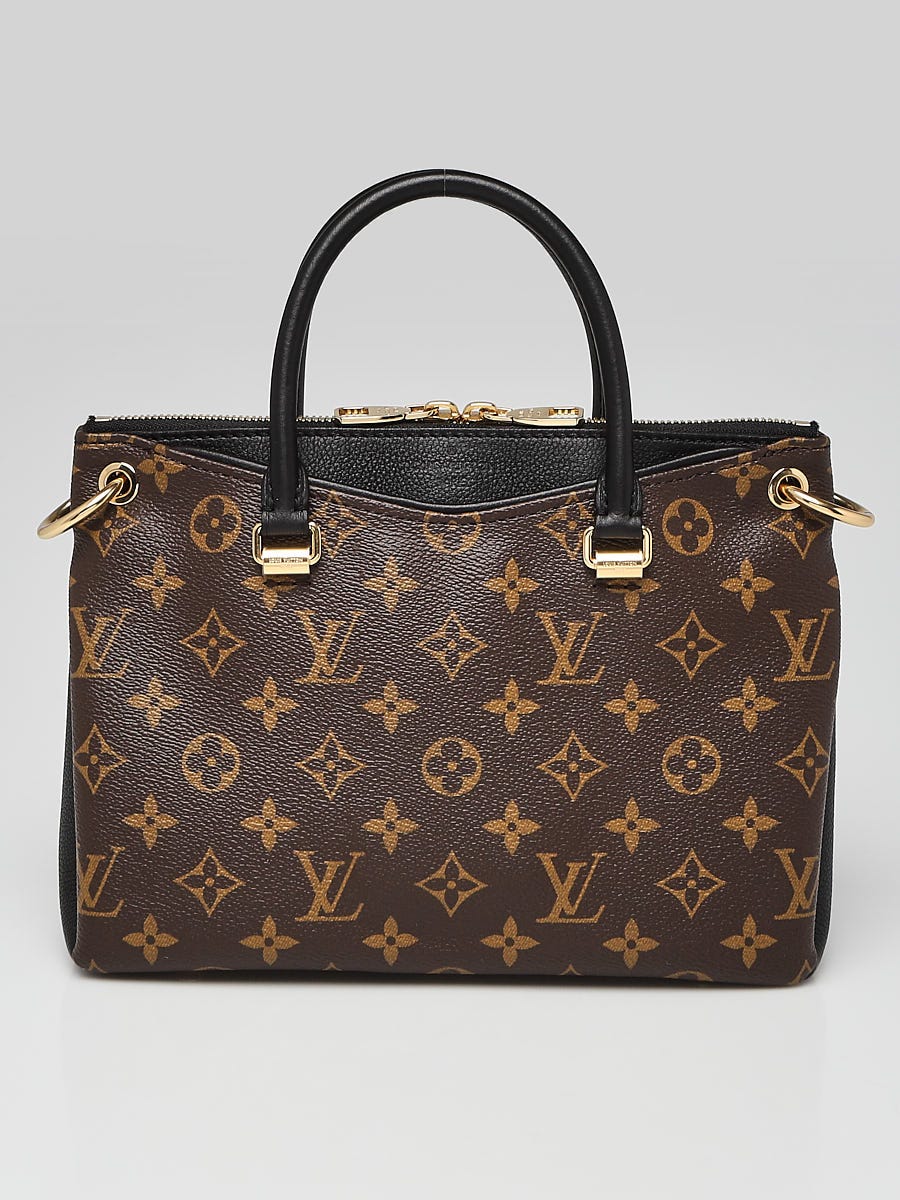 Louis Vuitton Noir Monogram Canvas Pallas BB Bag w/o Strap