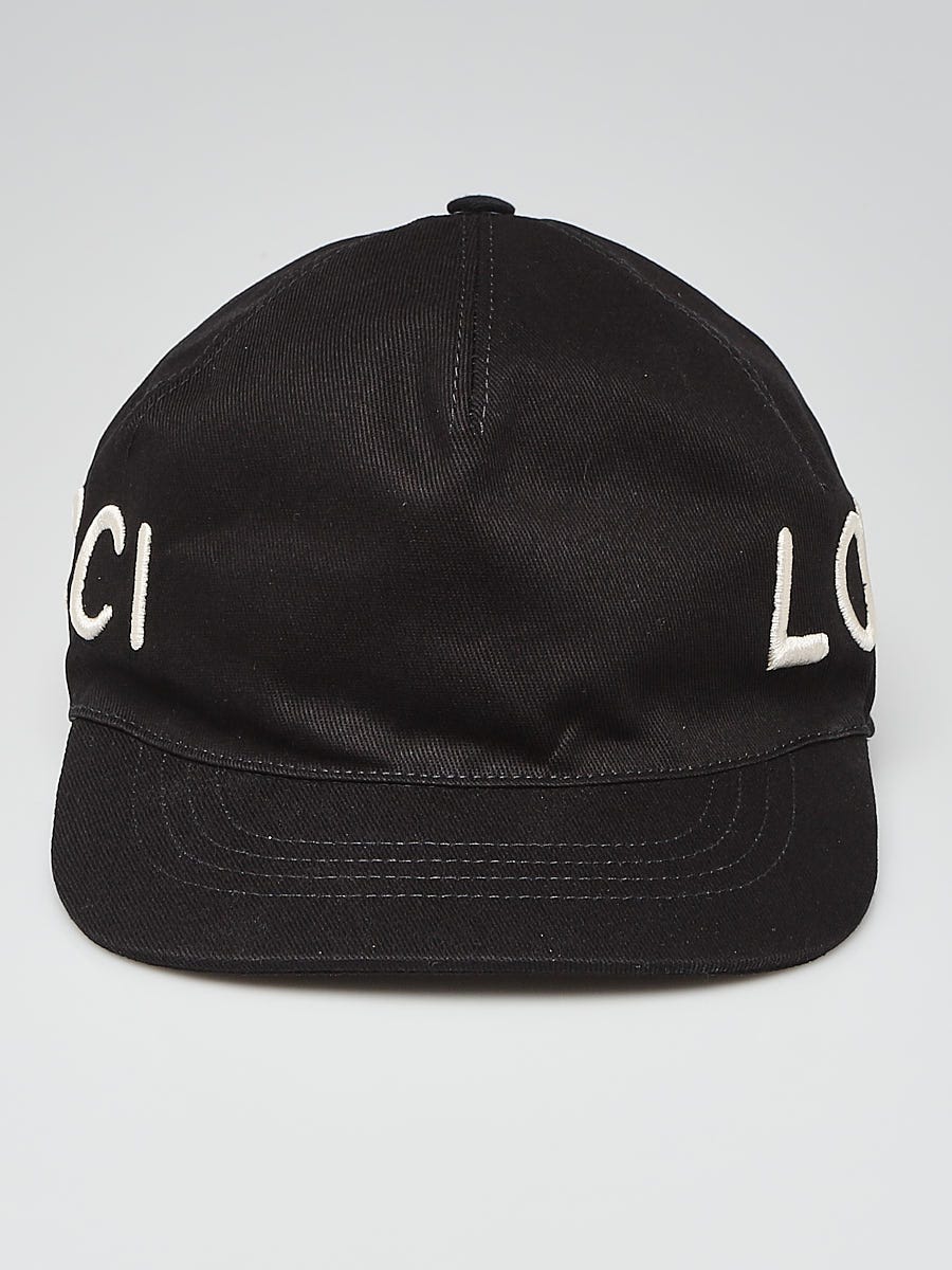 Gucci - Authenticated Hat - Cotton Black for Women, Very Good Condition