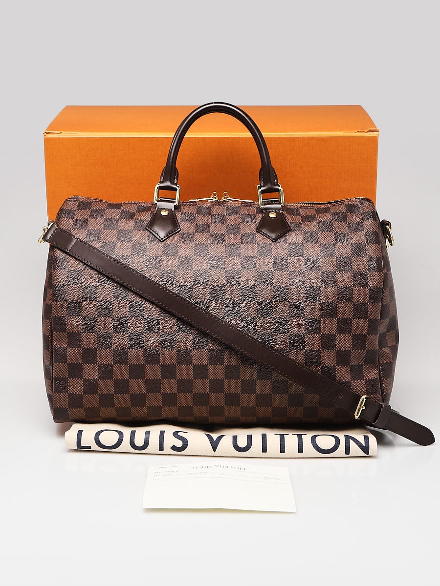 Louis Vuitton Damier Canvas Speedy Bandouliere 35 Bag - Yoogi's Closet