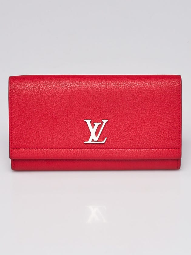 Louis Vuitton Rubis Taurillon Leather Capucines Wallet