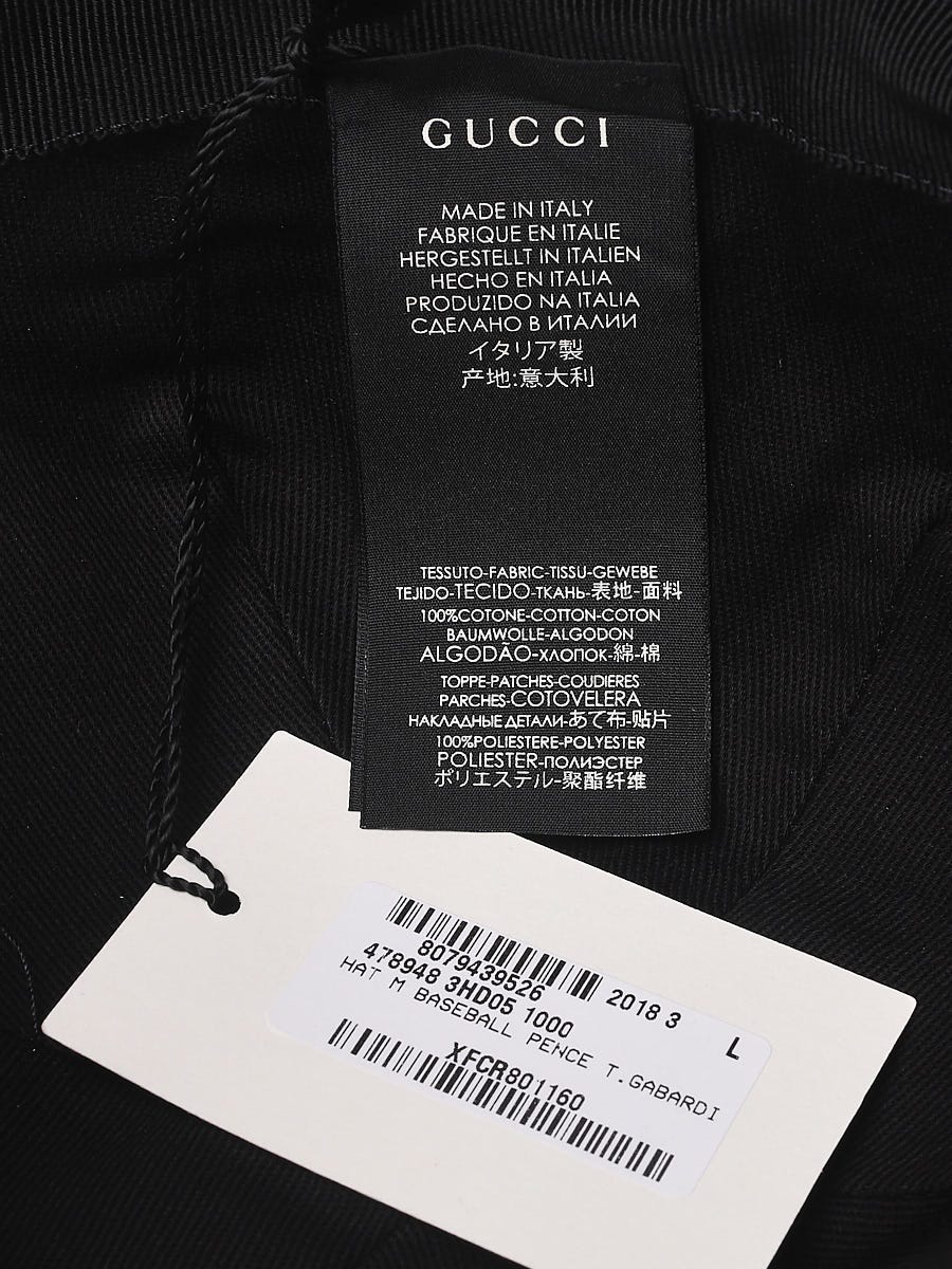 T-shirt Gucci X Balenciaga Black size M International in Cotton