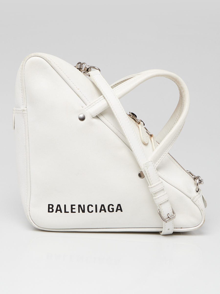Balenciaga handbag. Authentic. White leather crossbody.