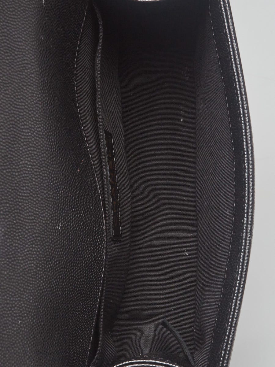 Chanel Black Chevron Caviar Small Coco Top Handle Flap Bag Black Hardware, 2023 (Like New)