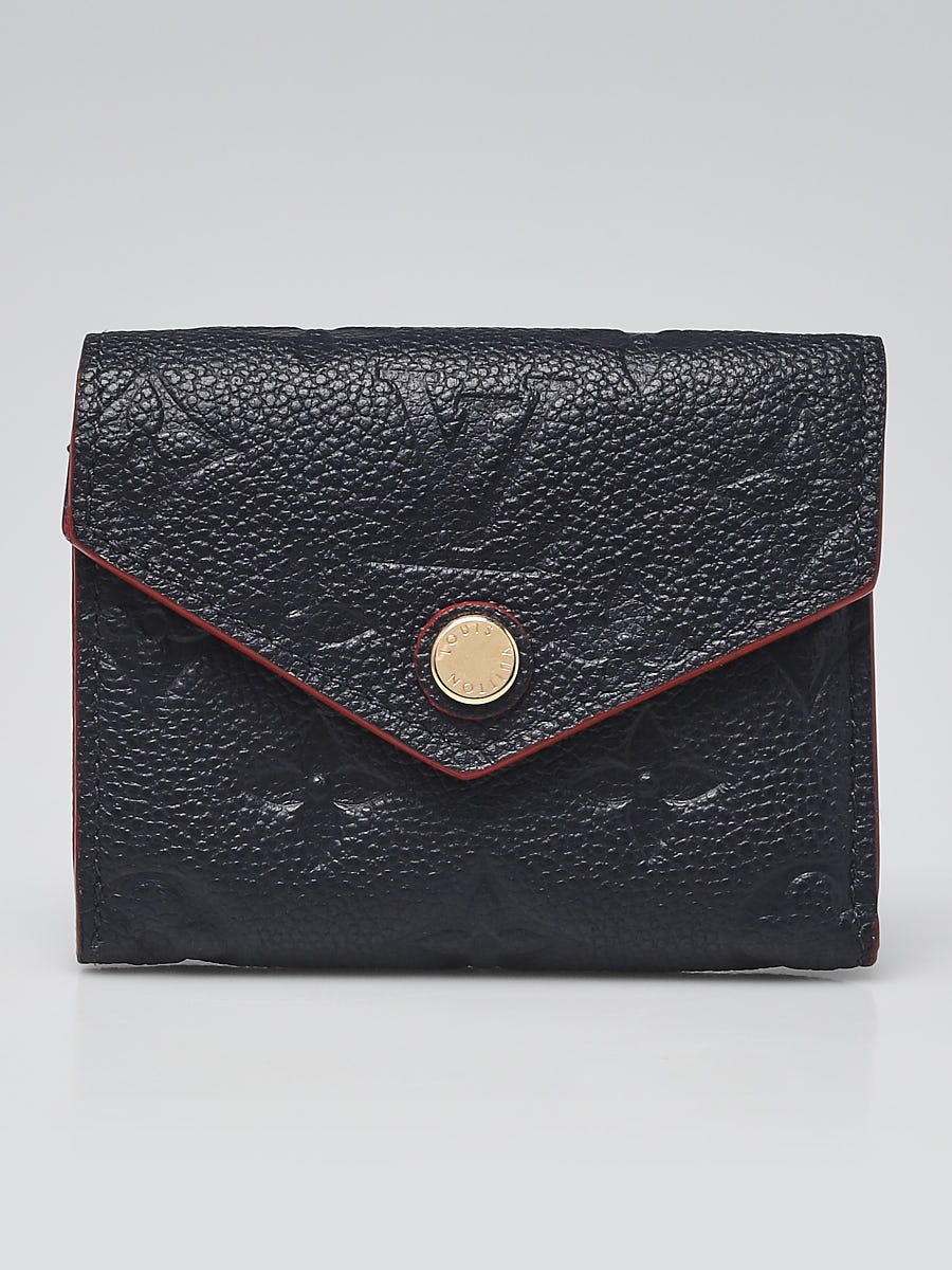 Louis Vuitton Marine Rouge Monogram Empreinte Leather Zoe Wallet - Yoogi's  Closet