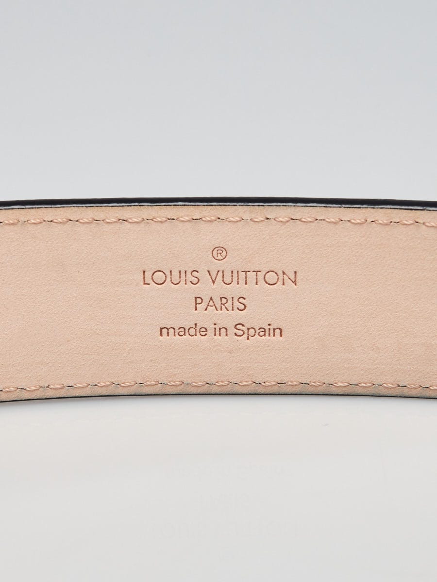 Leather belt Louis Vuitton Black size 80 cm in Leather - 27781822