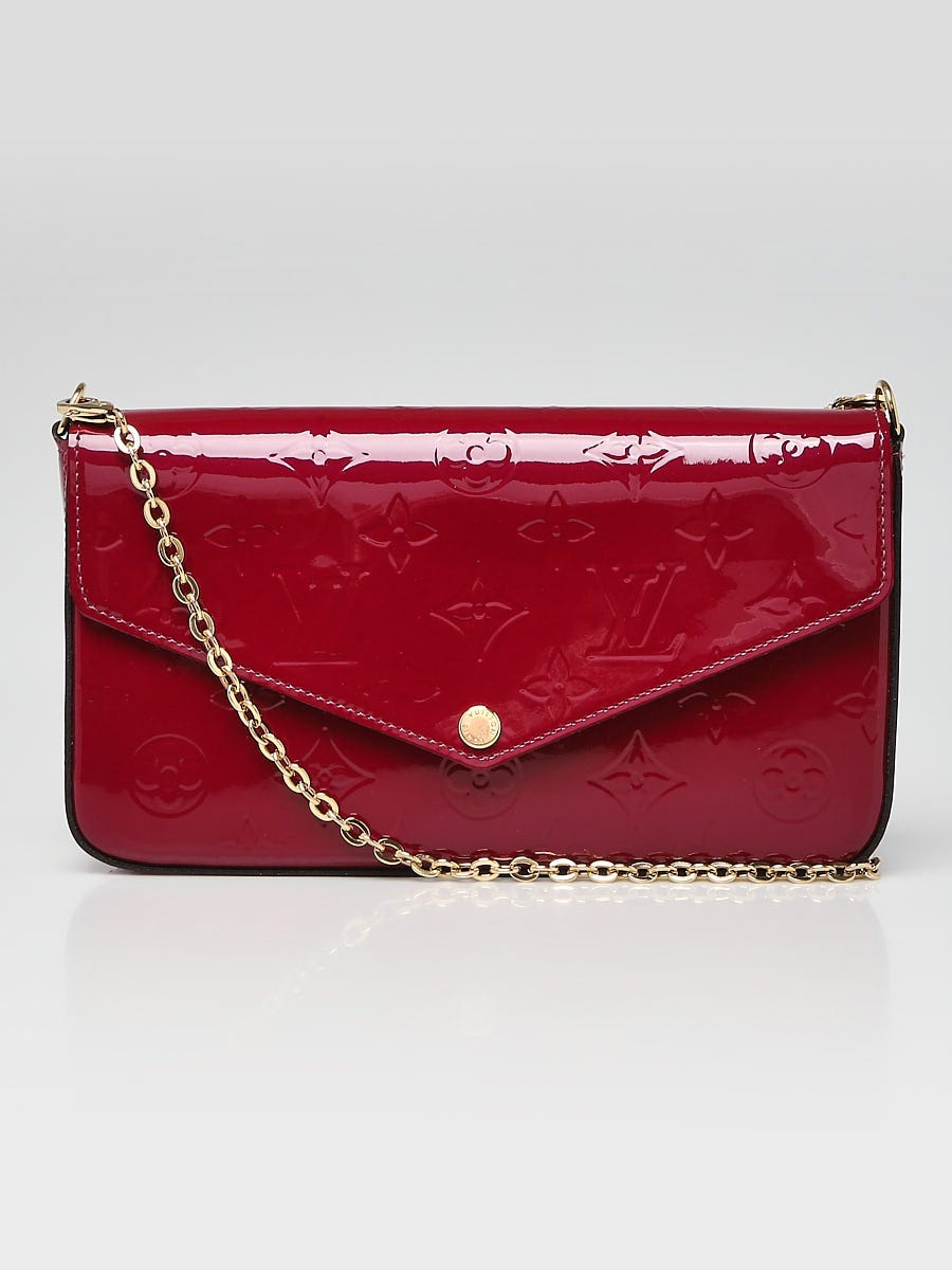 Louis Vuitton, Bags, Louis Vuitton Pochette Felicie Monogram Vernis  Leather Cross Body Bag