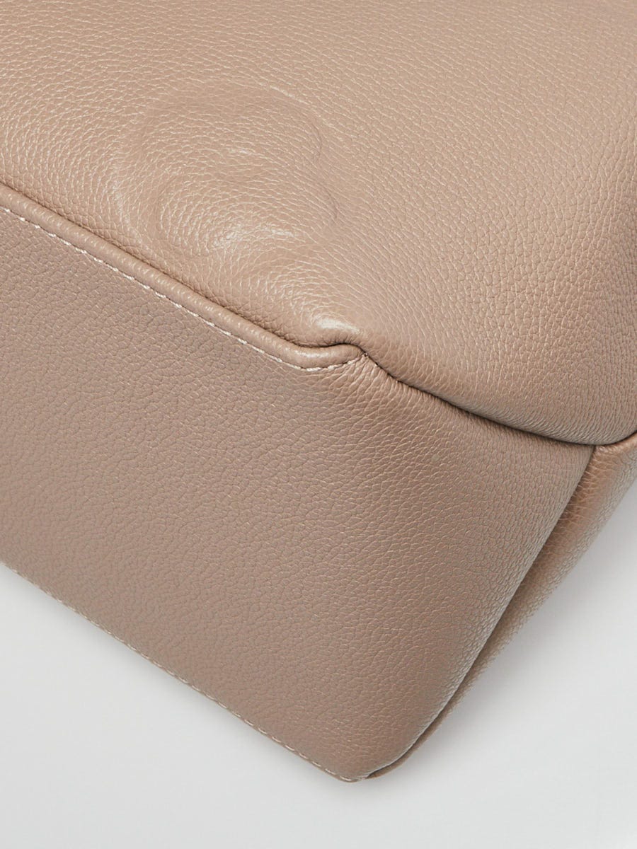 Louis Vuitton Turtledove Monogram Empreinte Leather Grand Palais MM Bag w/o  Shoulder Strap - Yoogi's Closet