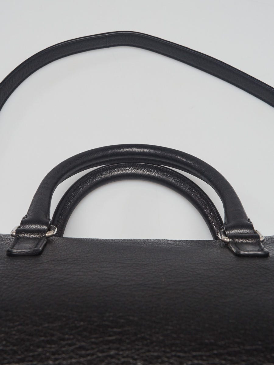 Louis Vuitton Black Calfskin Leather Classic Duffle Bucket Bag - Yoogi's  Closet