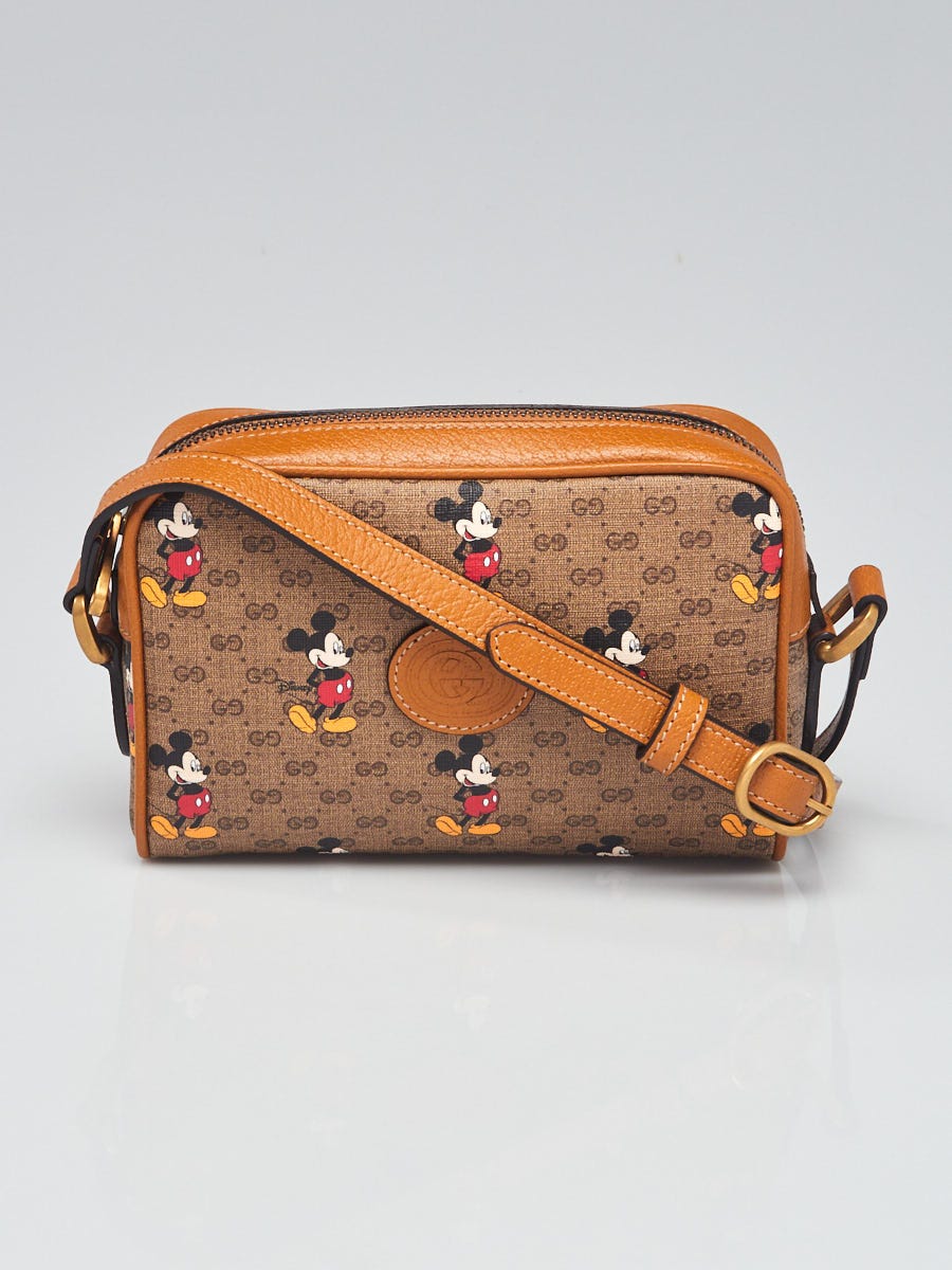 Gucci Disney Mickey Mouse GG Supreme Crossbody Bag