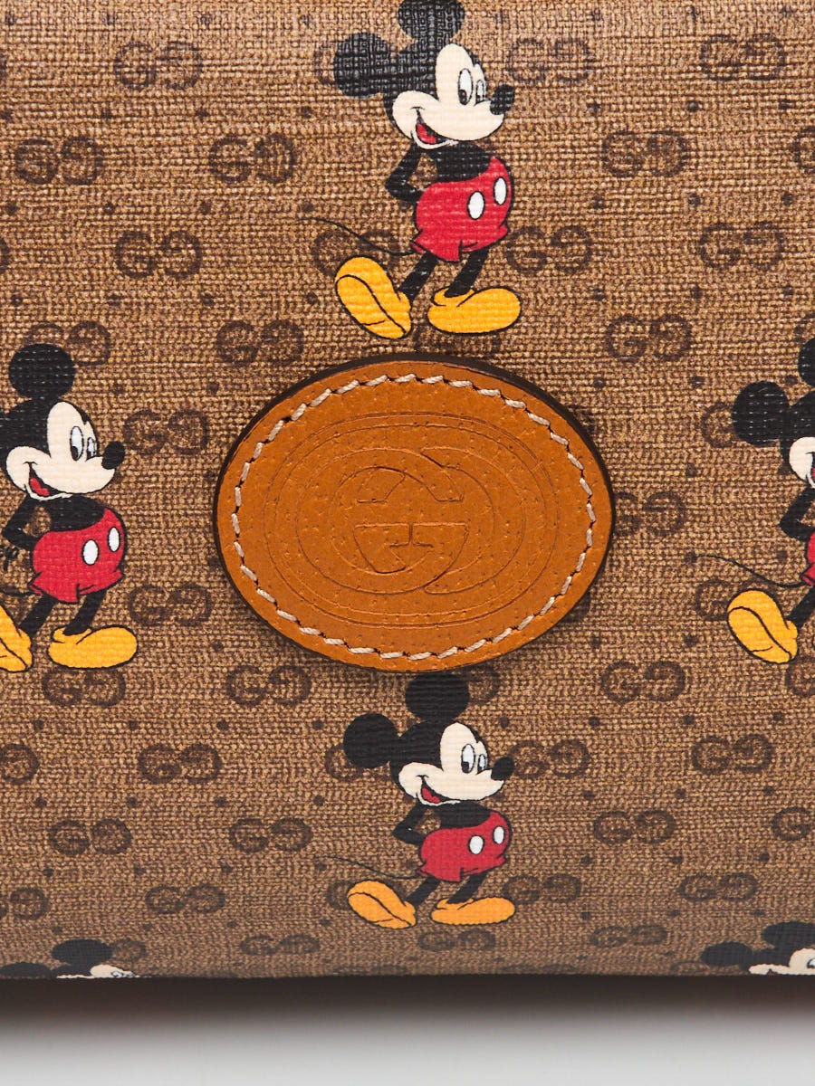 GUCCI X DISNEY Mini Vintage GG Supreme Monogram Mickey Mouse Scarf