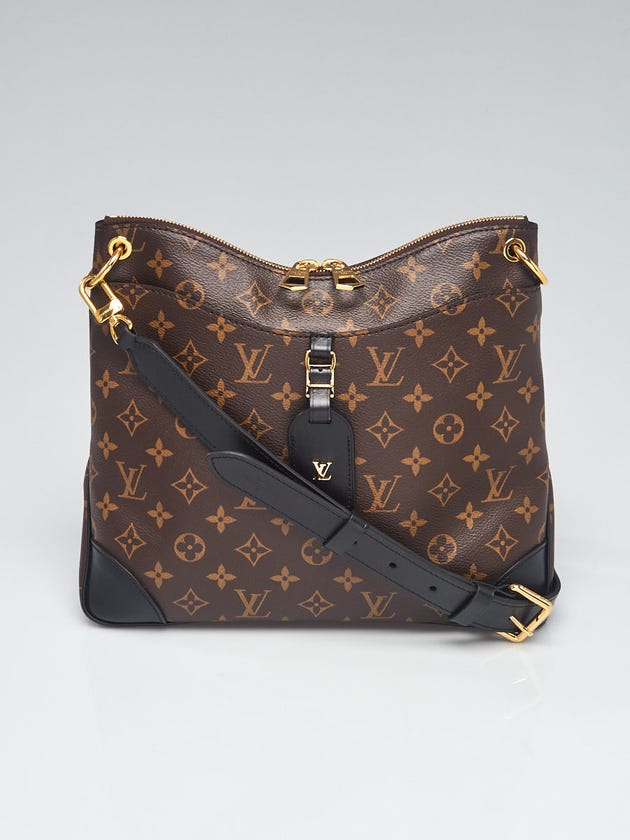 Louis Vuitton Black Monogram Canvas Odeon NM MM Bag