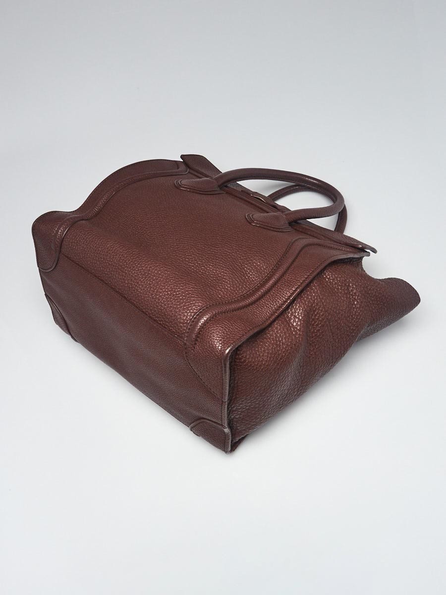 Celine Celine Mini Luggage Bag in Tan Baby Drummed Calfskin Leather