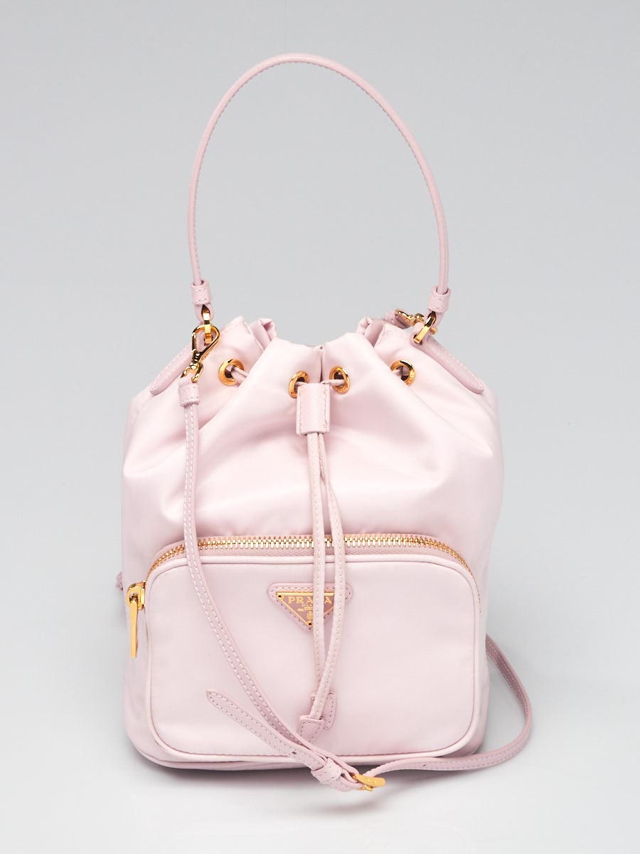 Prada Mini Leather Bucket Bag | Harrods AE