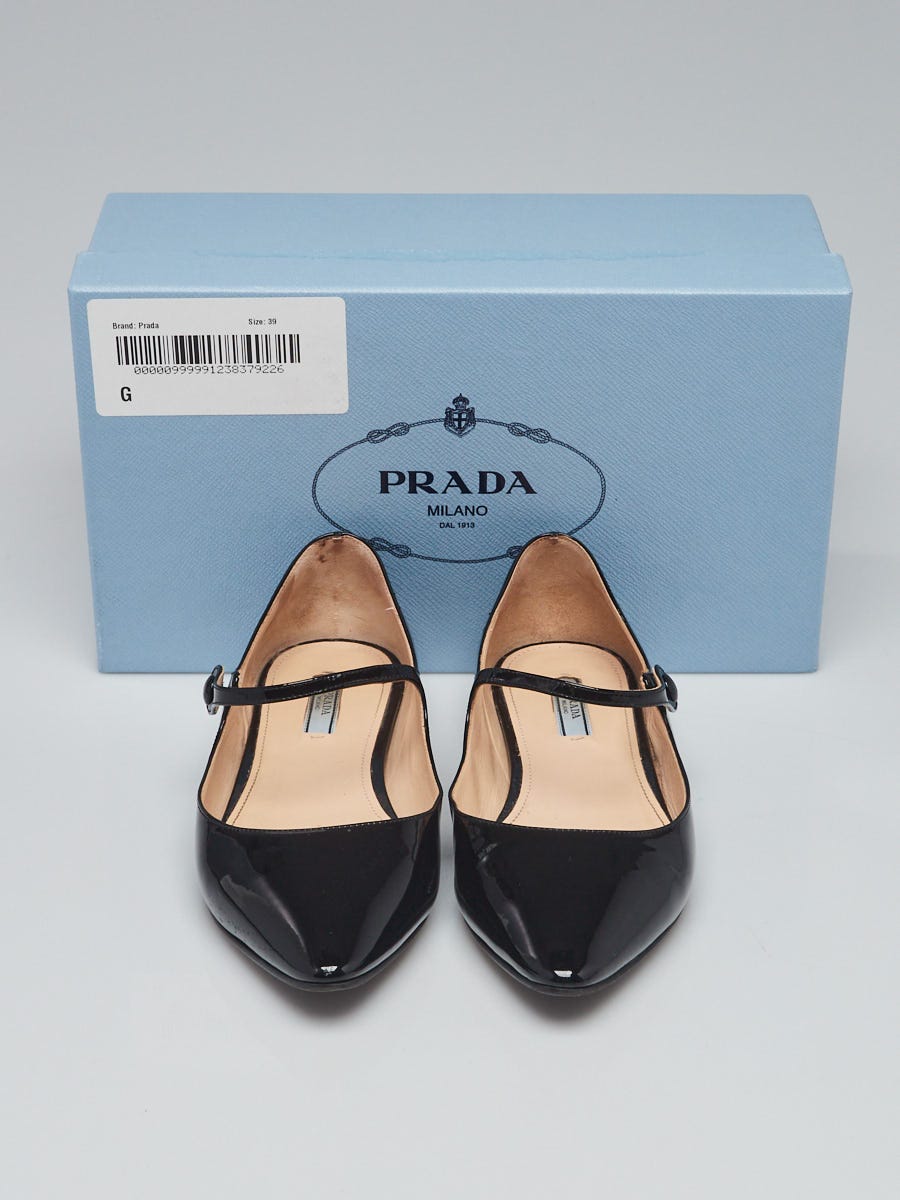 Prada flat shoes sale hotsell