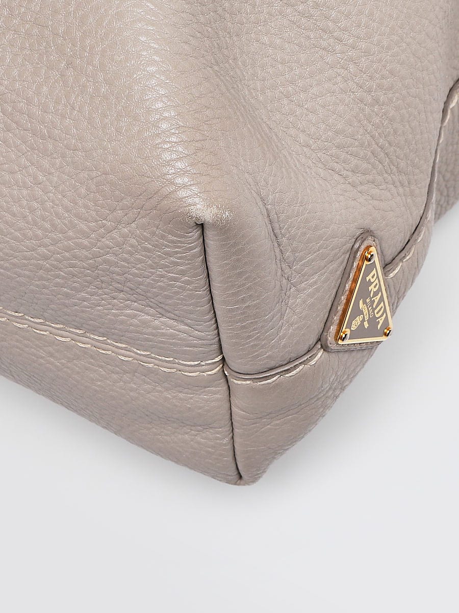 Prada Metallic Daino Ring Bag - ShopStyle