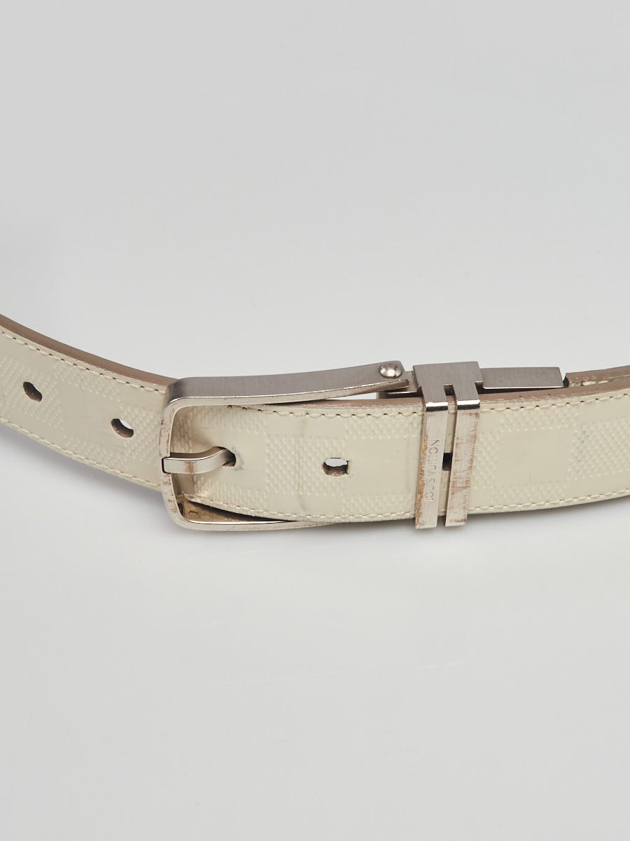 Louis Vuitton Vert Acide Damier Infini Leather Maison Fondee En 1854 Belt  Size 90/36 - Yoogi's Closet
