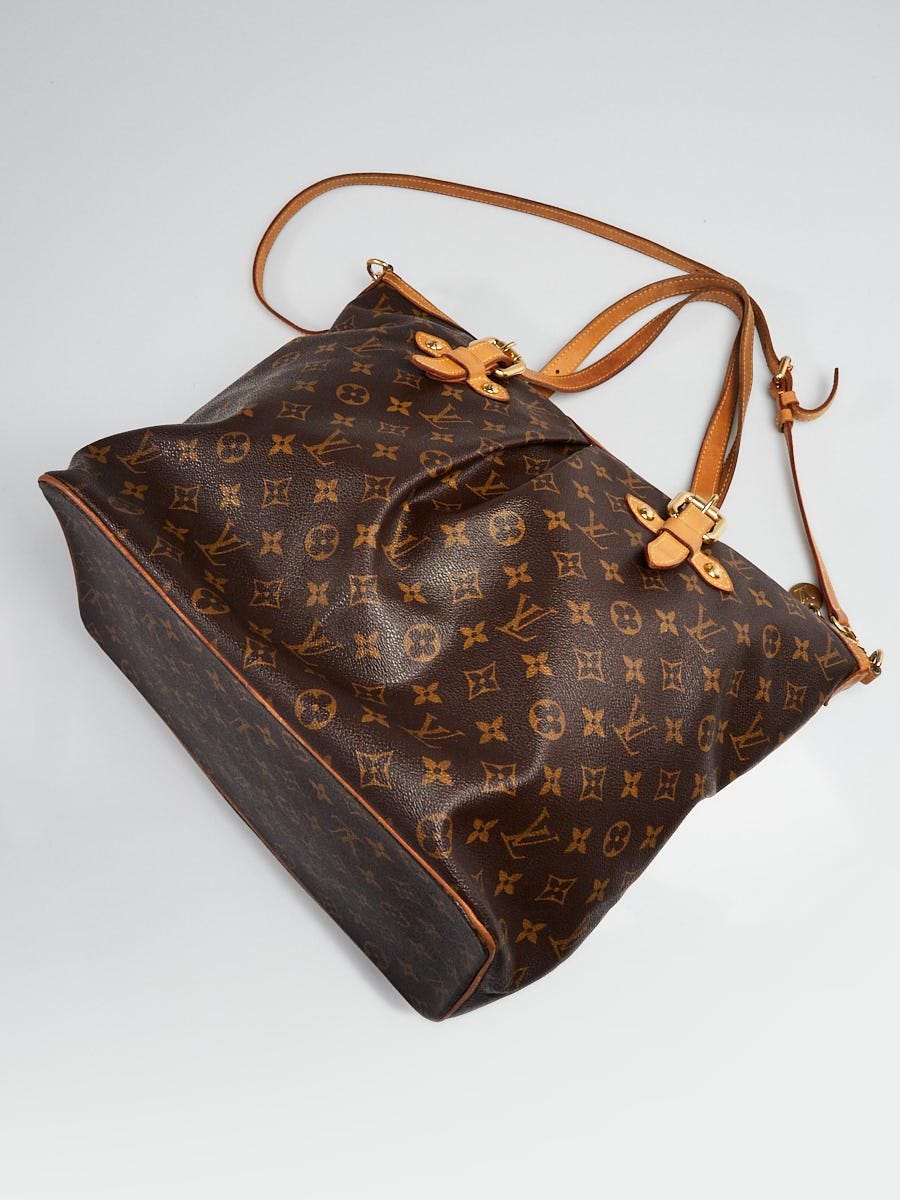 Louis Vuitton Monogram Palermo GM Shoulder Tote Bag Added Insert