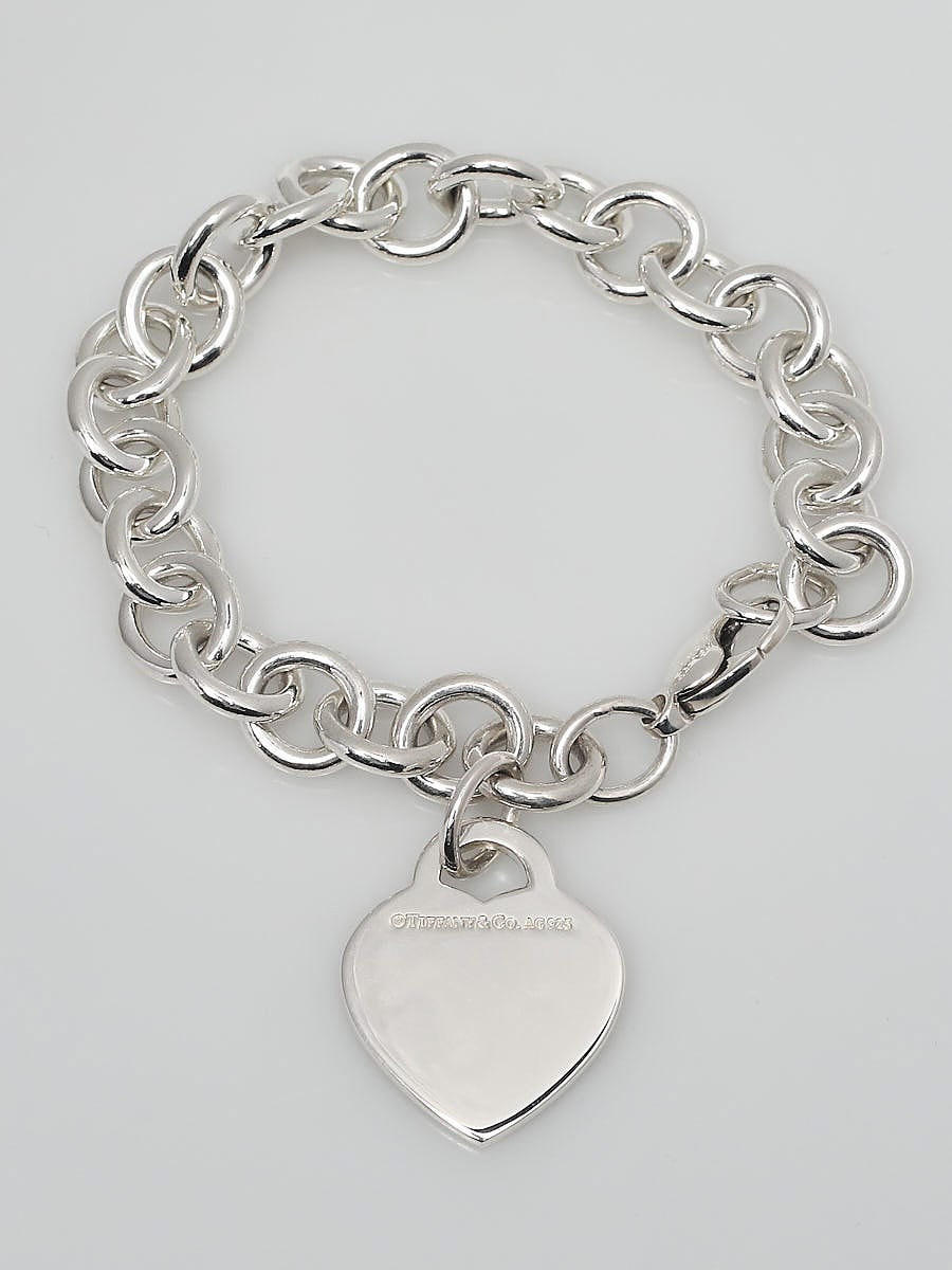 Tiffany black clearance heart charm