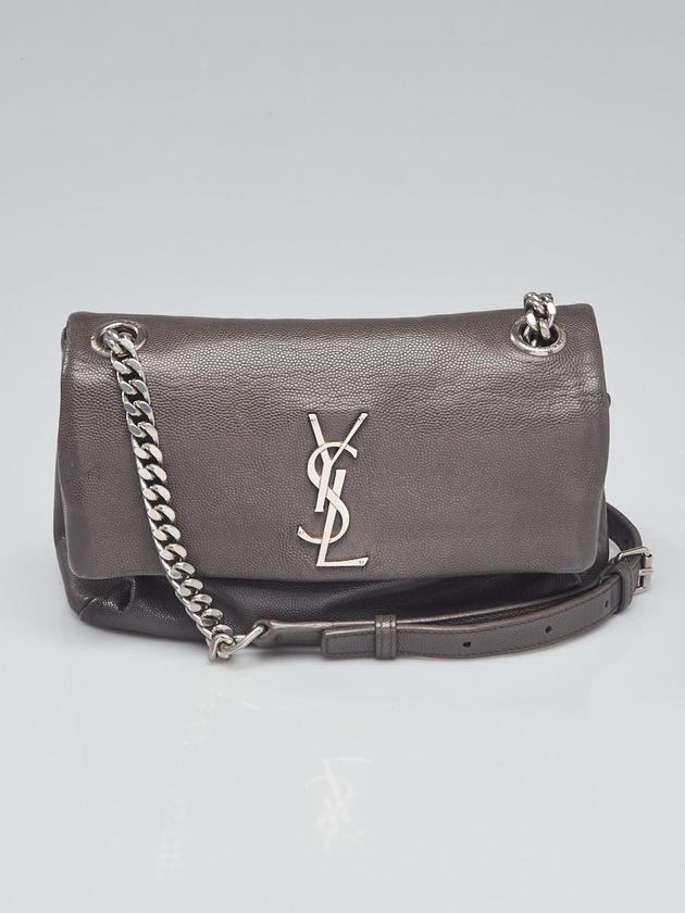 Ysl shoulder bag grey Clearance