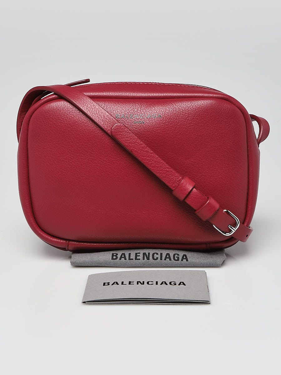 Balenciaga Pink Calfskin Leather Everyday Camera XS Bag - Yoogi's Closet
