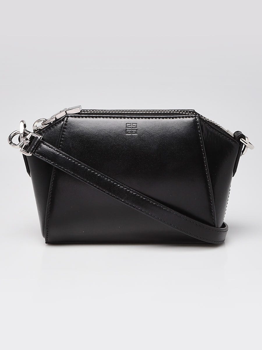 Givenchy Black Smooth Leather Antigona XS Crossbody Bag | Yoogi's Closet