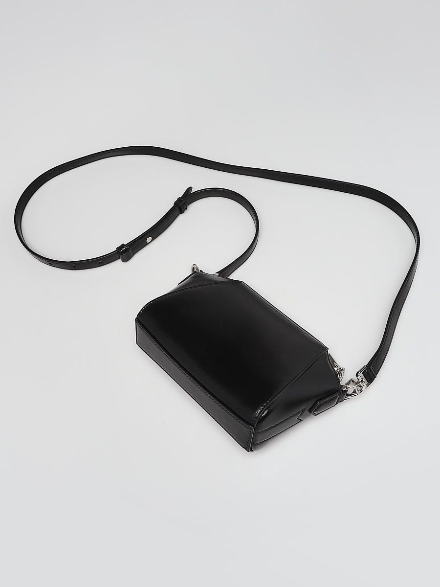 Givenchy Black Smooth Leather Antigona XS Crossbody Bag | Yoogi's Closet