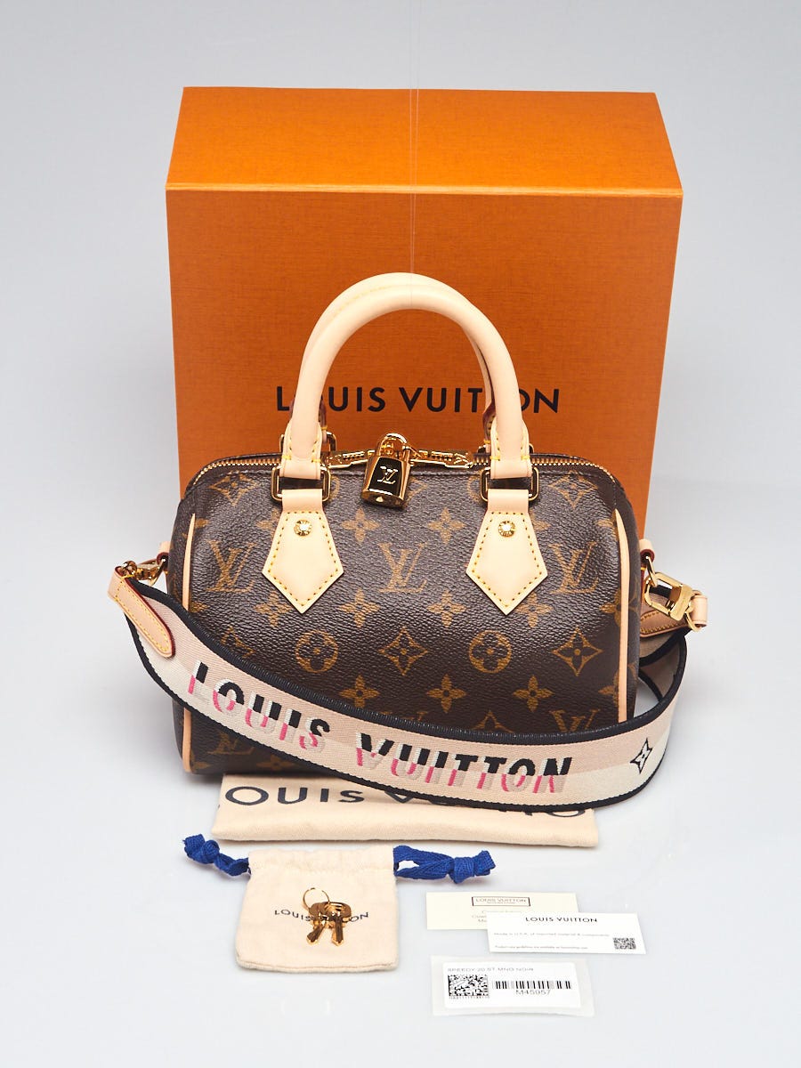 Louis Vuitton Monogram Canvas Speedy Bandouliere 20 Bag - Yoogi's