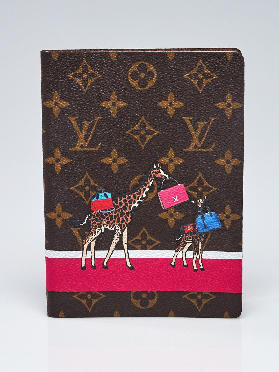 LOUIS VUITTON - NOTEBOOK OF BLUE COATED CANVAS WITH MONOGRAM - NEW CONDITION