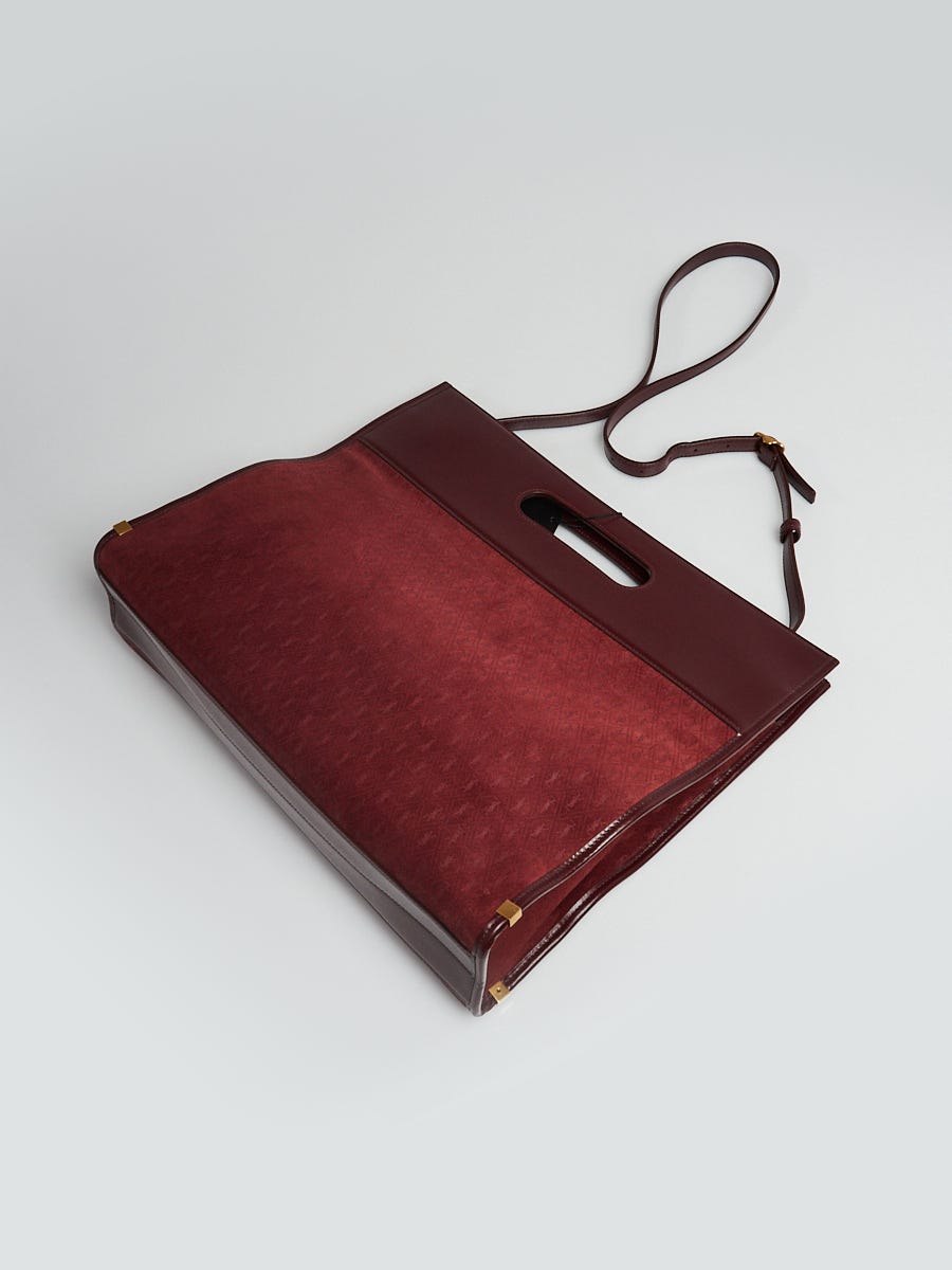 Yves Saint Laurent Red Crocodile Embossed Leather Medium Sunset Crossbody  Bag - Yoogi's Closet