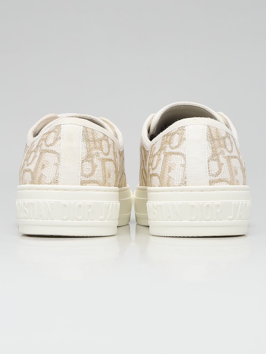 Dior white canvas clearance sneakers