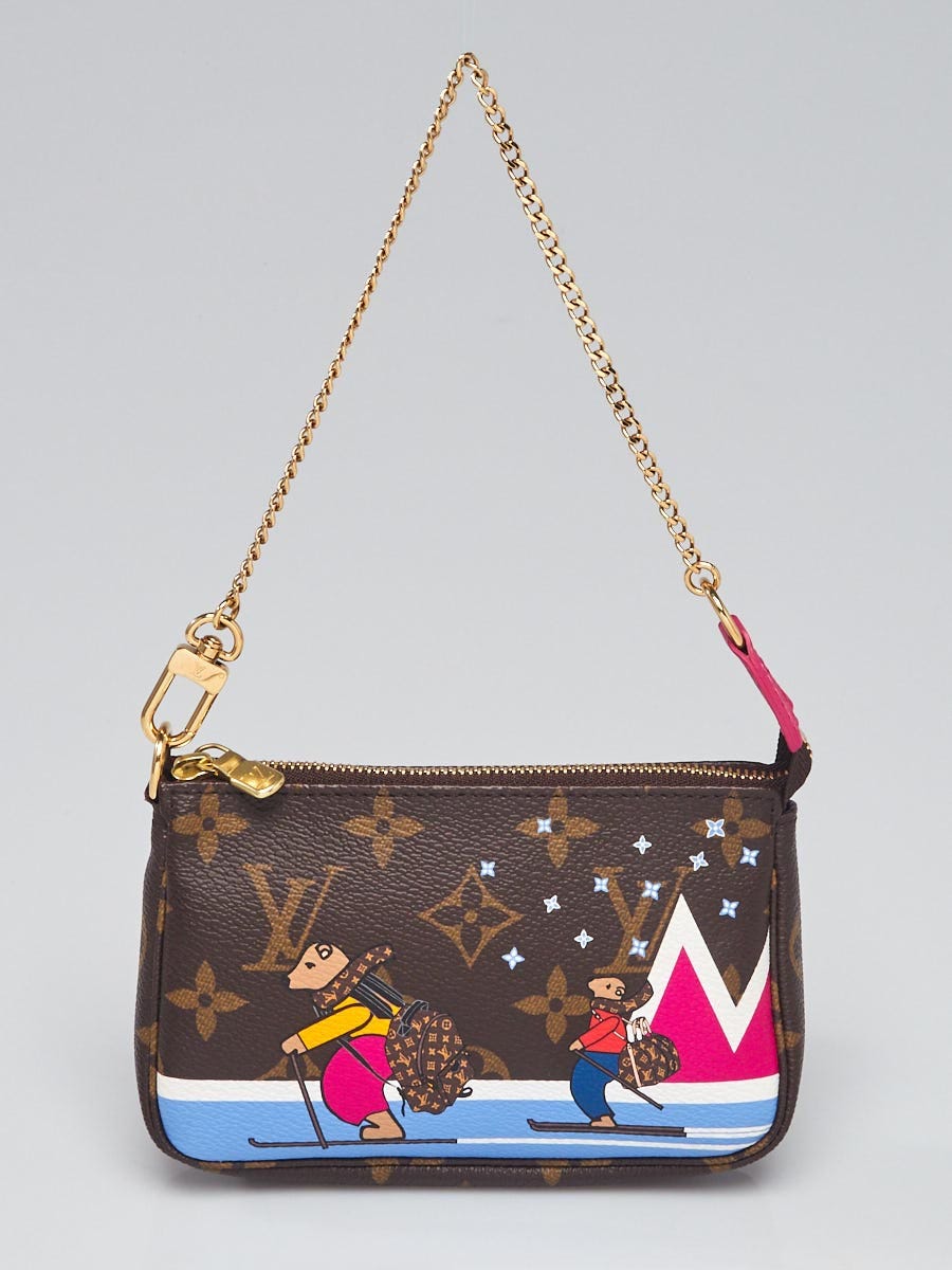 Louis Vuitton Bag Mini Pochette 2016 Christmas Animation Transatlantic  Monogram!