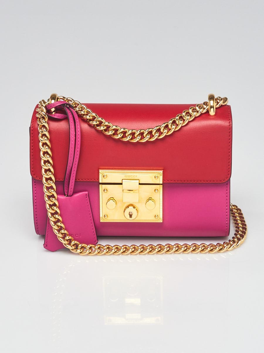 Gucci padlock shop bag pink