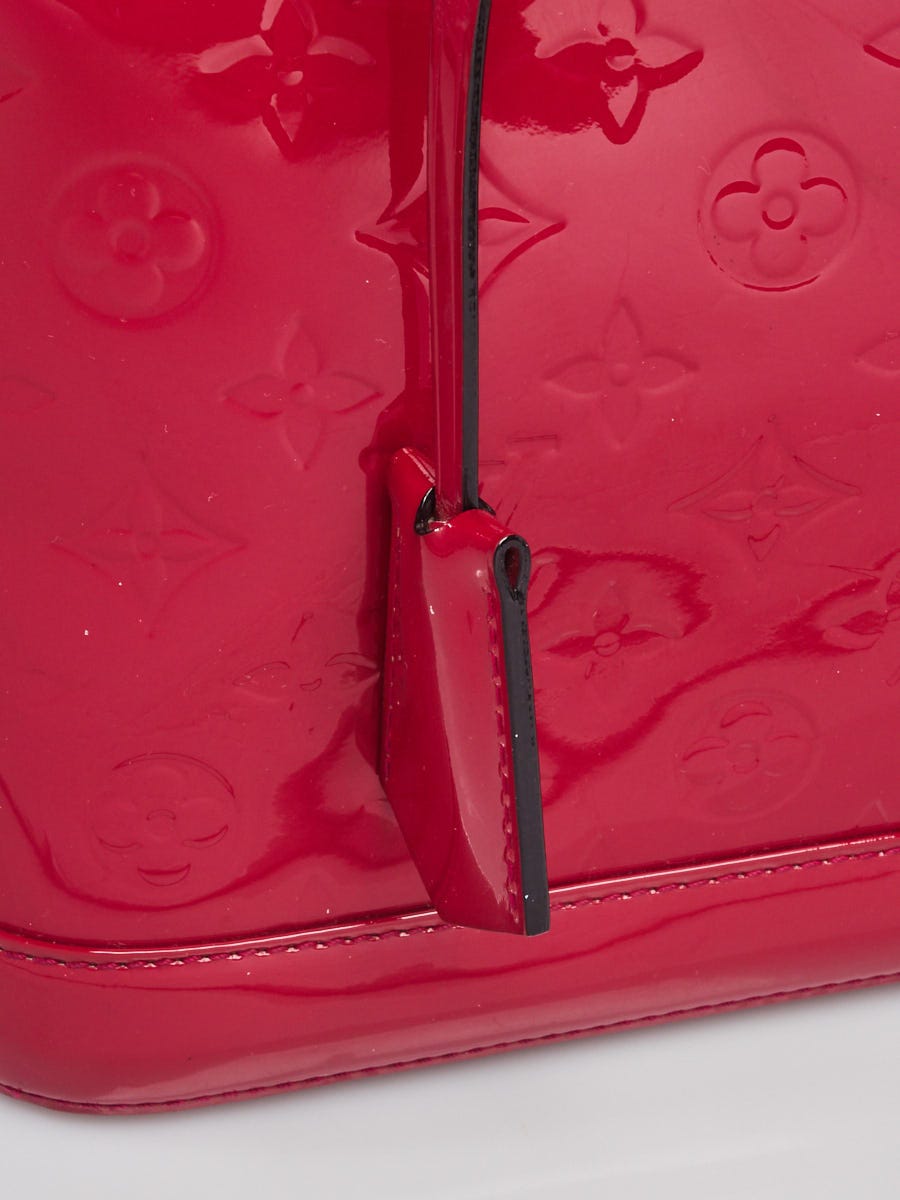 Louis Vuitton VERNIS Alma PM Rose Florentin Bag Monogram Made in Spain