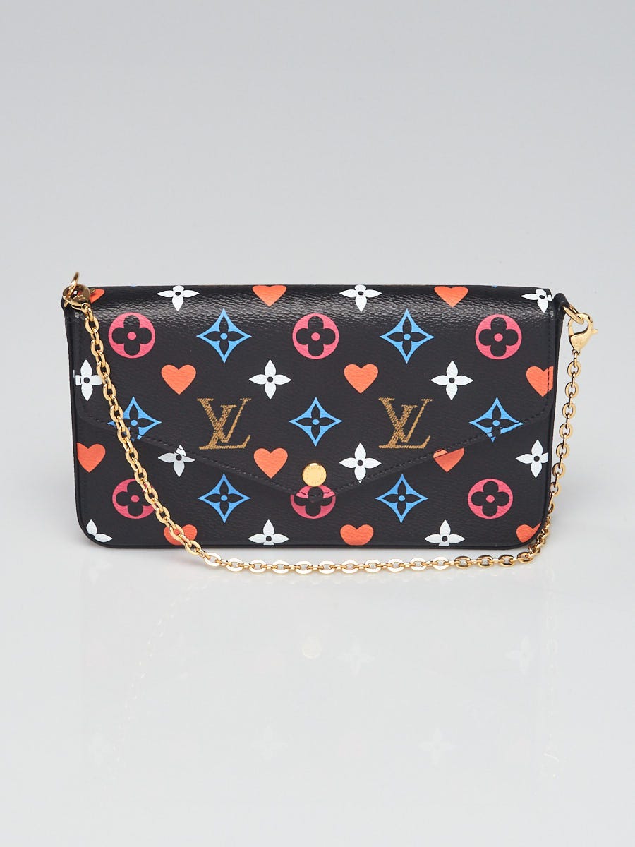 Louis Vuitton Black Game On Felicie Chain Wallet Crossbody Bag