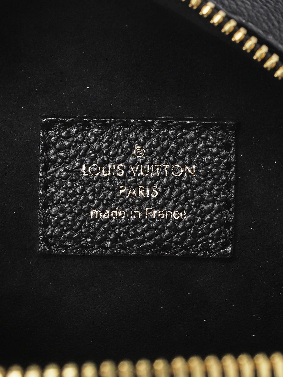 Louis Vuitton Black Empreinte Boîte Chapeau Souple MM