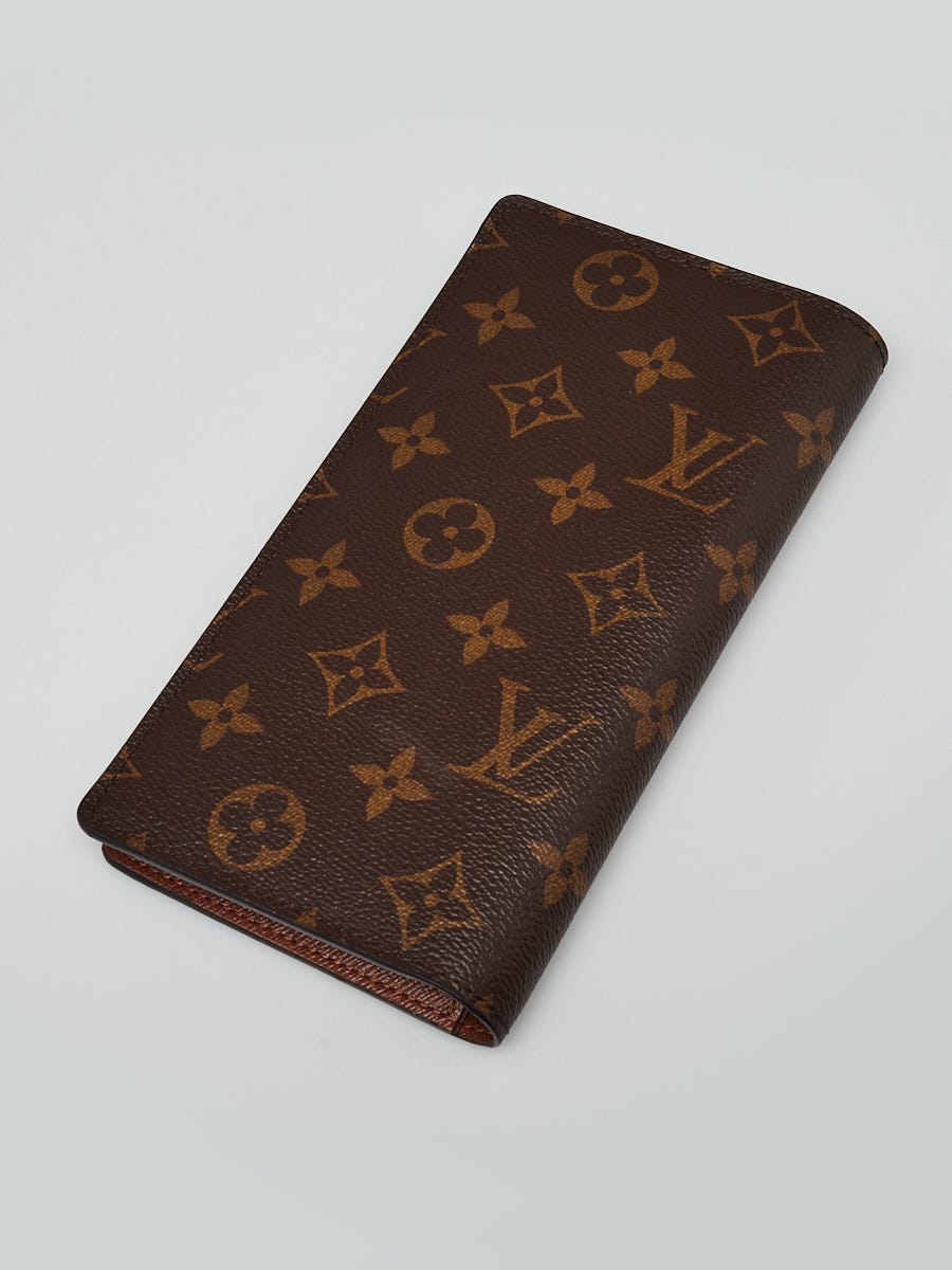 Louis Vuitton M66540 Brazza Wallet, Brown, One Size
