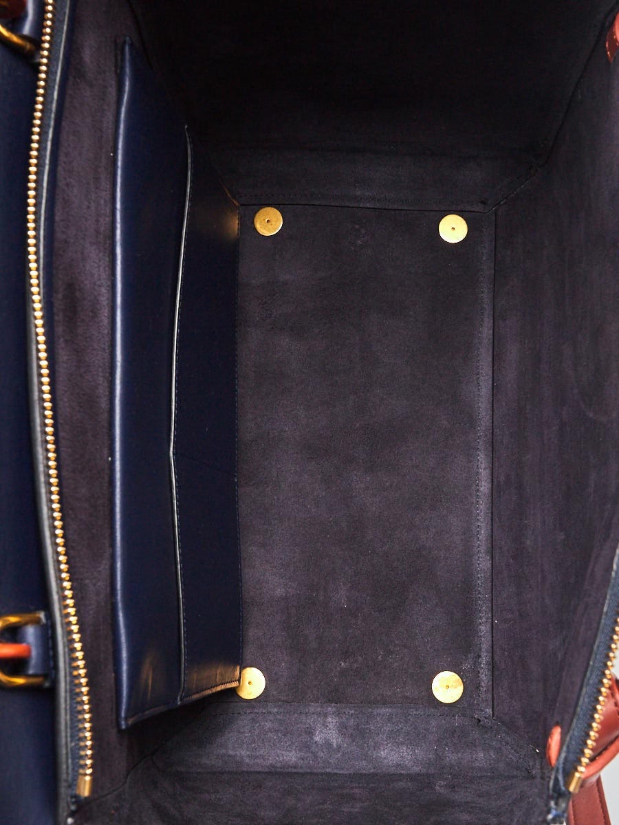 Celine Blue Leather Mini Belt Bag