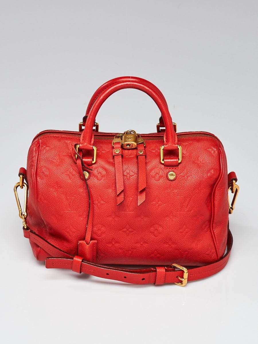 Louis Vuitton Monogram Empreinte Speedy Bandouliere 25 Satchel, Louis  Vuitton Handbags