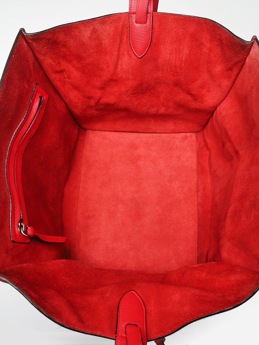 Céline Smooth Calfskin Leather Medium Phantom Luggage Tote Bag